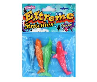 Комплект еластични рибки Extreme Stretchies Ocean