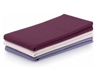 Set prosop de bucatarie Letty model clasic, 3 buc, Roz, 50x70 cm