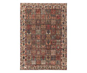 Covor cu par scurt MARA 4 culoare rosu stil tropical 80x150 benuta