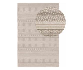Covor tesut plat NAOTO 3 culoare bej stil tropical 120x170 benuta