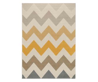 Covor cu par scurt DESSERT 2 culoare galben stil scandinav 120x170 benuta