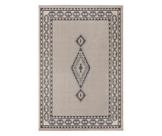 Covor cu par scurt RIVER 2 culoare bej stil tropical 160x230 benuta