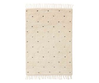 Covor cu par scurt THEO culoare cremos stil boho 60x90 benuta