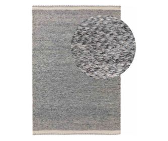 Covor cu par scurt KIAH culoare gri stil minimalist 120x170 benuta