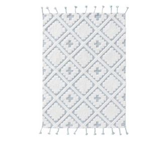 Covor cu par scurt MATHEO culoare de menta stil minimalist 80x120 benuta