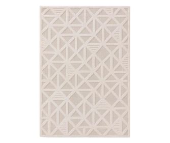 Covor cu par scurt EVE culoare cremos stil boho 120x170 benuta