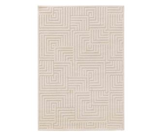 Covor cu par scurt EVE 4 culoare cremos stil boho 160x230 benuta