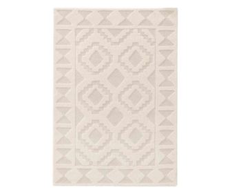 Covor cu par scurt EVE 6 culoare cremos stil boho 160x230 benuta