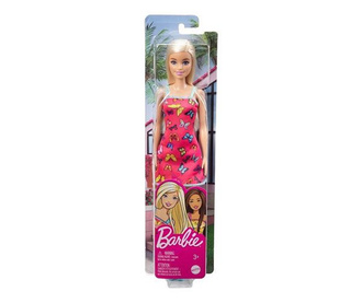Mattel Barbie Chic divatbaba pillangós rózsaszín ruhában (T7439/HBV05)