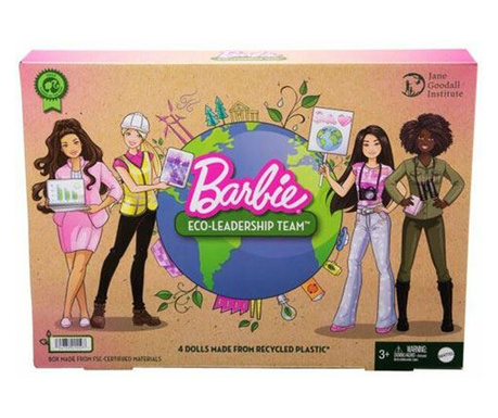 Mattel Barbie Együtt a földért karrierbabák 4db-os csomag (HCN25)