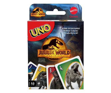 Games UNO Jurassic World Dominion Joc de cărți Schimb de carduri