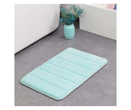 Covoras de baie Memory Foam 40x60 cm, albastru