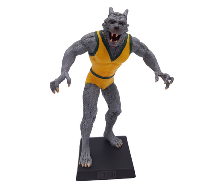 Figurina metalica IdeallStore®, Powerful Manwolf, editie de colectie, lucrat manual, 9 cm