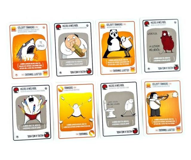 Игра на карти Gémklub Exploding cats - парти пакет