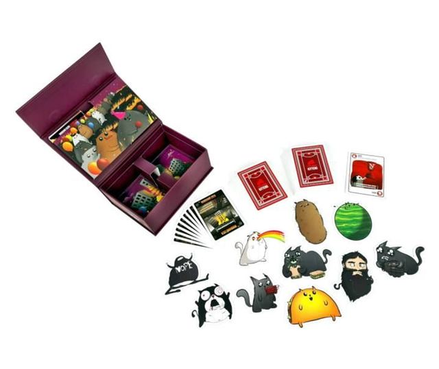 Игра на карти Gémklub Exploding cats - парти пакет