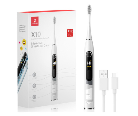 Електрическа четка за зъби Oclean X10 Smart Electric Toothbrush, Gray