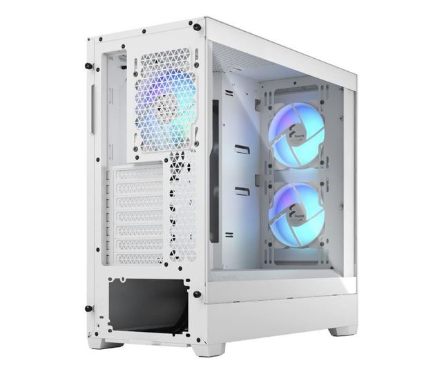 Fractal Design Pop Air táp nélküli ablakos ház RGB White TG Clear Tint - fehér (FD-C-POR1A-01)