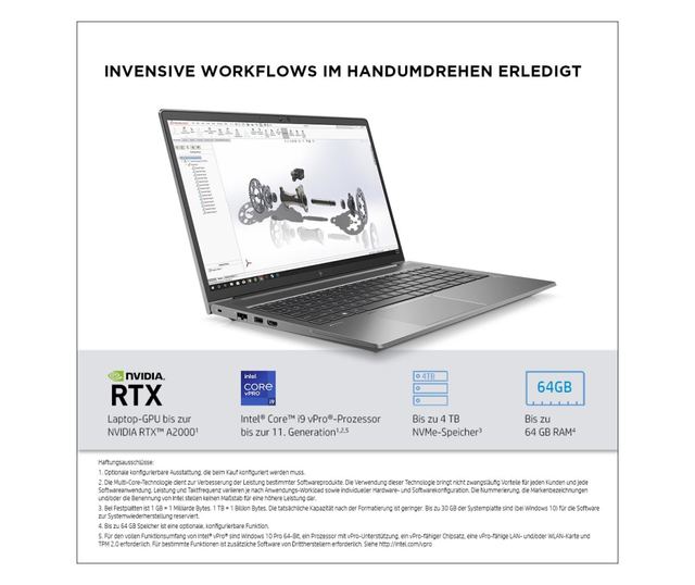 HP ZBook Power G8 i7-11850H/16GB/512SSD/QuadroT1200/FHD/matt/W10Pro
