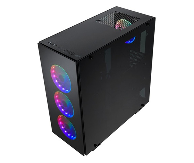 FSP CMT510 PLUS táp nélküli ATX számítógépház fekete