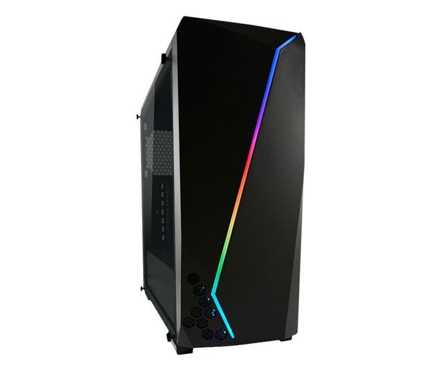 LC Power LC-700B-ON 700B Hexagon Window Black - Vivre