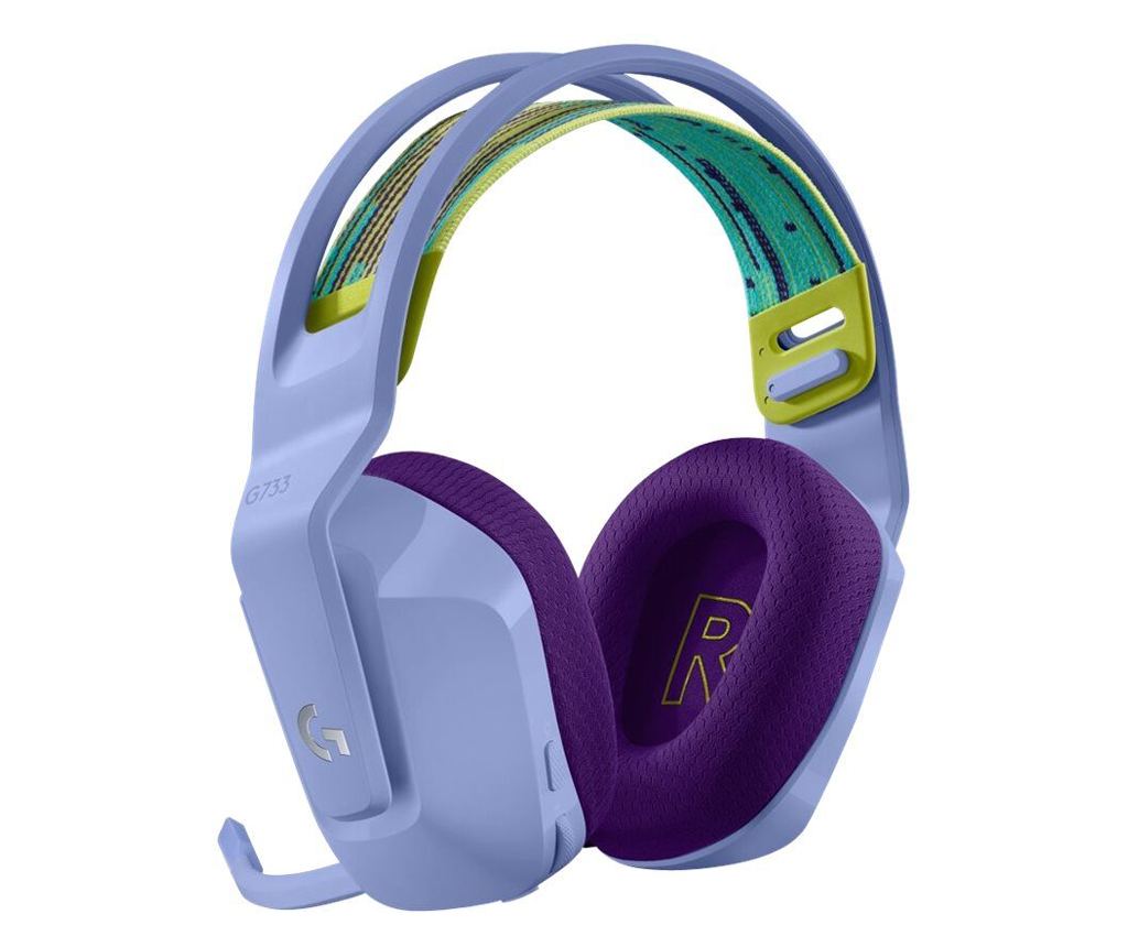 Безжични слушалки wireless Logitech G733, Ултралеки, Lightsync RGB, K ...