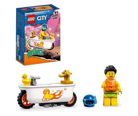 Lego City Fürdőkádas kaszkadőr motorkerékpár (60333)