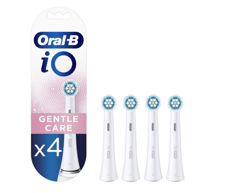 Oral-B iO Gentle Care 4210201343684 глава на четка за зъби 4 броя Бяла
