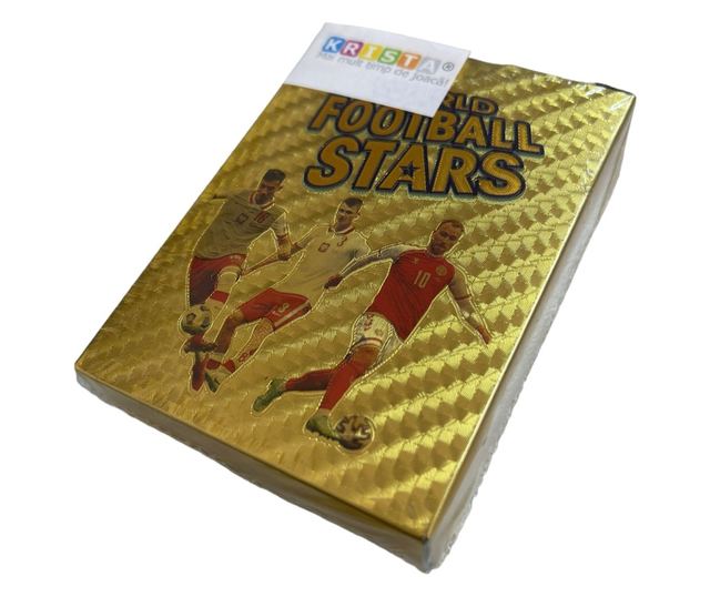 Set 55 cartonase aurii Fotbalisti - World Football Stars
