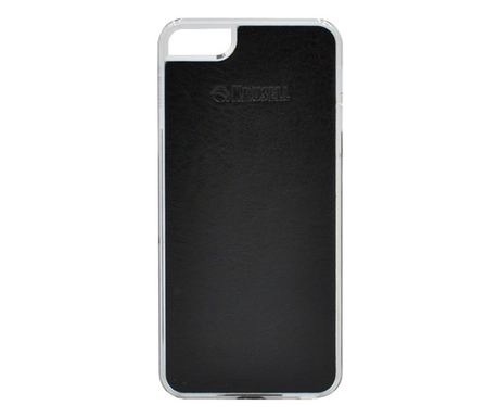 KRUSELL DONSÖ műanyag telefonvédő (bőr hatású hátlap) FEKETE [Apple iPhone SE (2016)]