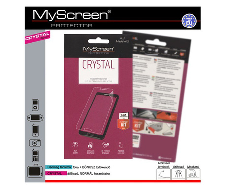 MYSCREEN CRYSTAL képernyővédő fólia (3H) ÁTLÁTSZÓ [Vodafone Smart N8 (VFD610)]