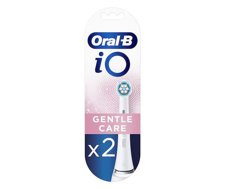 Oral-B iO Gentle Care 4210201343646 глава на четка за зъби 2 броя Бяла
