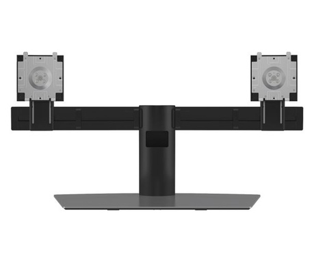 DELL Dual Monitor Stand 68,6 cm (27") Aluminiu, Negru Birou