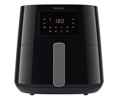 Philips 3000 series HD9270/70 friteuză Singur 6,2 L De sine-stătător 2000 W Friteuză cu aer cald Negru, Argint