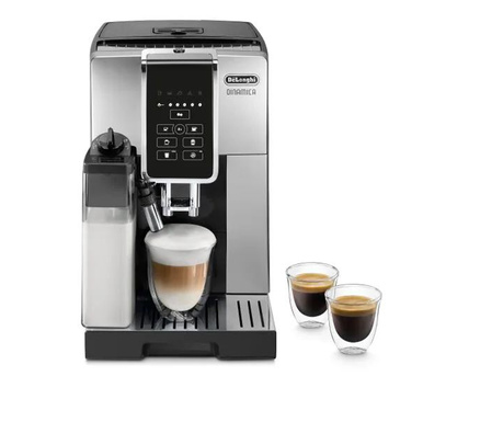 DeLonghi Dinamica ECAM350.50.SB automata kávéfőző ezüst-fekete (0132215433)