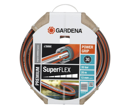 Furtun, Gardena, Premium Superflex 1/2˝, 20 metri, 18093, portocaliu/maro