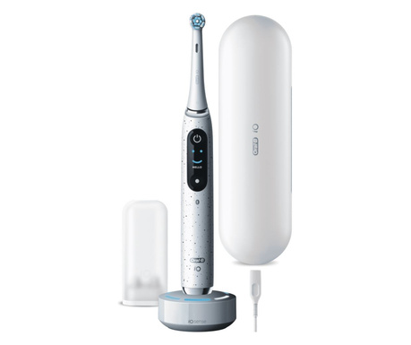 Oral-B iO10 Електрическа четка за зъби, Магнитна и микровибрационна технология, Изкуствен интелект, LED дисплей, Сензор за наляг
