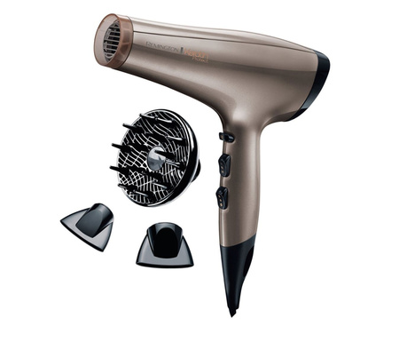 Сешоар Remington Keratin Protect AC8002, 2200W, 3 степени на температурата, 2 скорости, Cool Shot, 2 концентратора, Дифузер за о