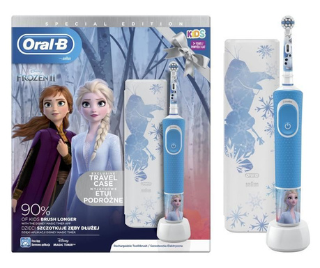 Oral-B Kids Frozen II Дете Син, Бяла