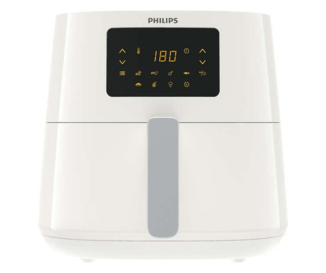 Philips 3000 series HD9270/00 friteuză Singur 6,2 L 2000 W Friteuză cu aer cald Argint, Alb