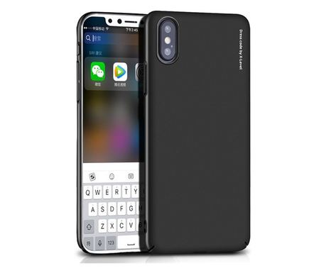 X-LEVEL KNIGHT műanyag telefonvédő (ultravékony) FEKETE [Apple iPhone XS Max 6.5]