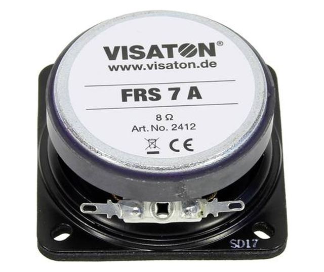 Ricevitore Amplificatore Visaton 7102 2.0 Canali - Nero - Ampli Audio Compatto Per Casa Con Ingresso DC E Uscita Cuffie