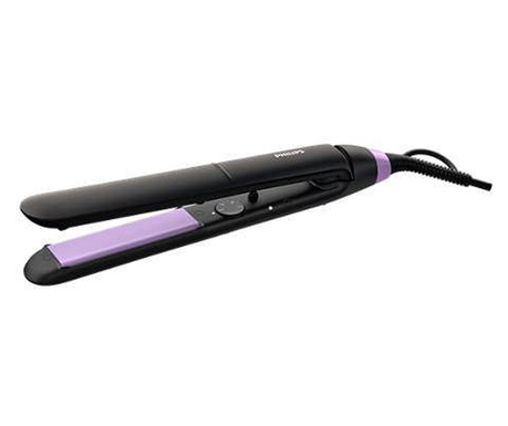 Philips StraightCare Essential BHS377/00 ondulatoare și modelatoare de păr Perie îndreptare Cald Negru, Roz 1,8 m