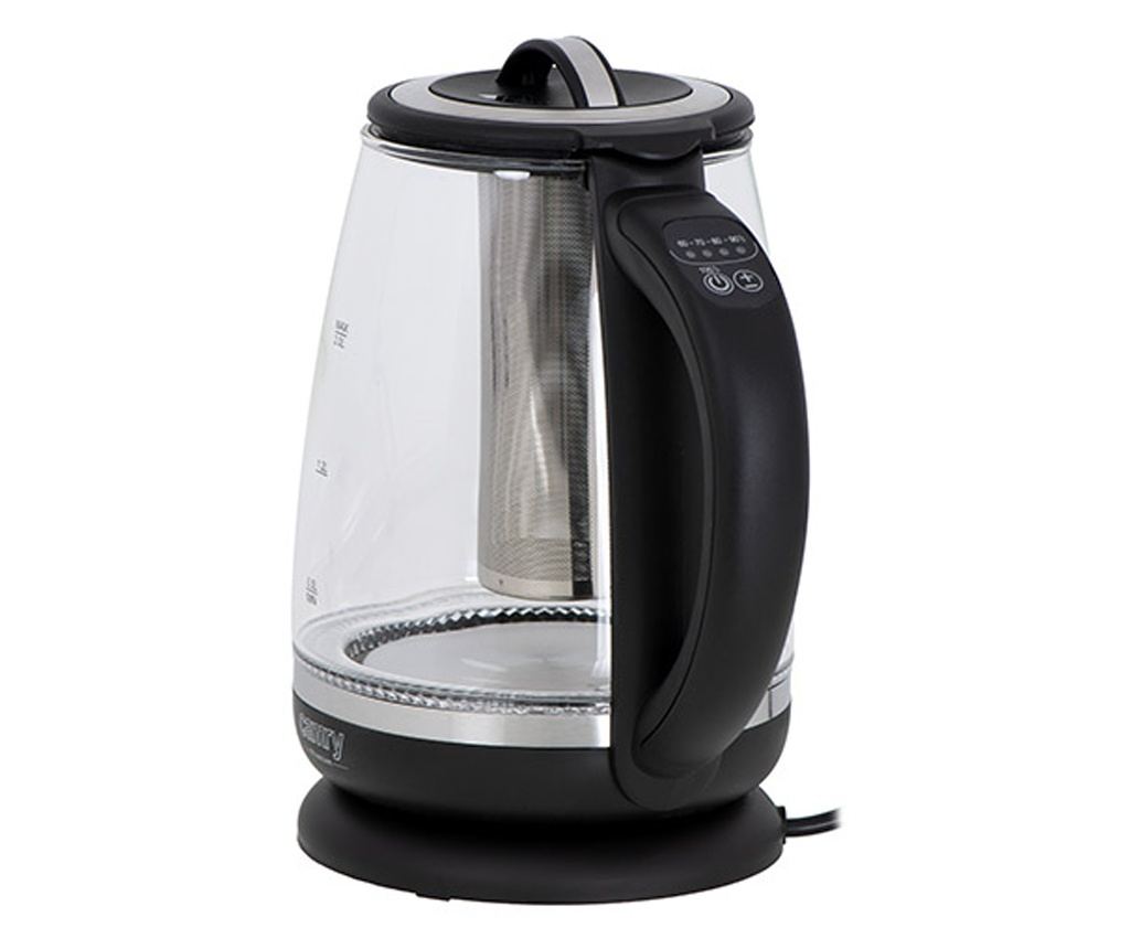 Fierbator din sticla cu infuzor pentru ceai Camry CR 1290,  2 L - 4
