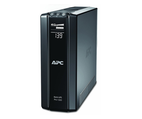 APC Back-UPS Pro непрекъсваемо токозахранващо устройство (UPS) Линия-интерактивен 1,5 мм² 865 W 10 Изход(и) за променлив ток