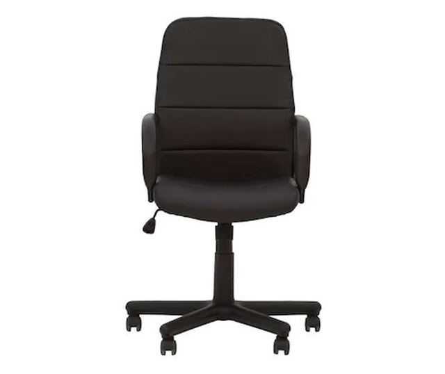 Stolac za upravu GREGOR, Crna ekološka koža