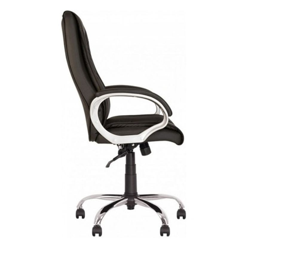 Upravljačka stolica HELLEN, ekološka koža, crna - 2