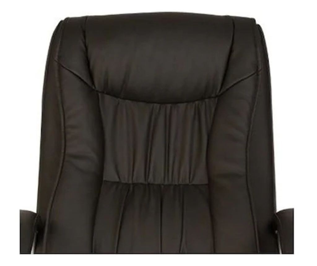 Upravljačka stolica HELLEN, ekološka koža, crna - 3