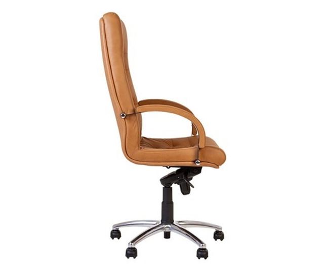 Scenarij direktora CHEF LUX STEEL CHROME, svijetlosmeđi, prirodna koža