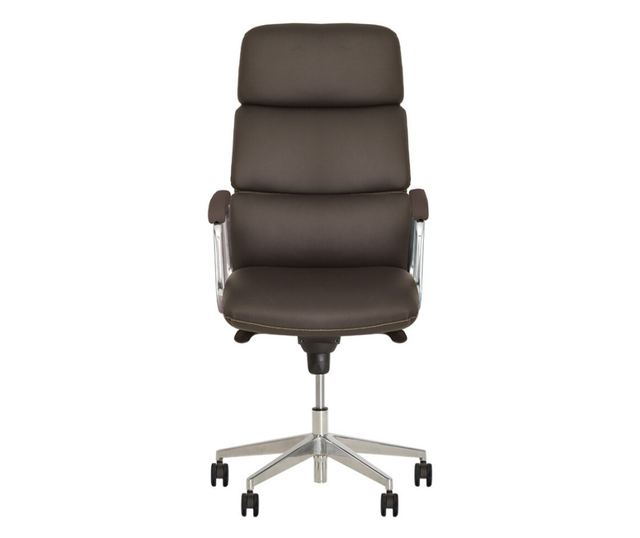 Set 2 direktorska stolica VEGAS, Tamno smeđa, ekološka koža