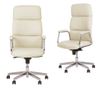 Set 2 direktorska stolica VEGAS, Krem, ekološka koža
